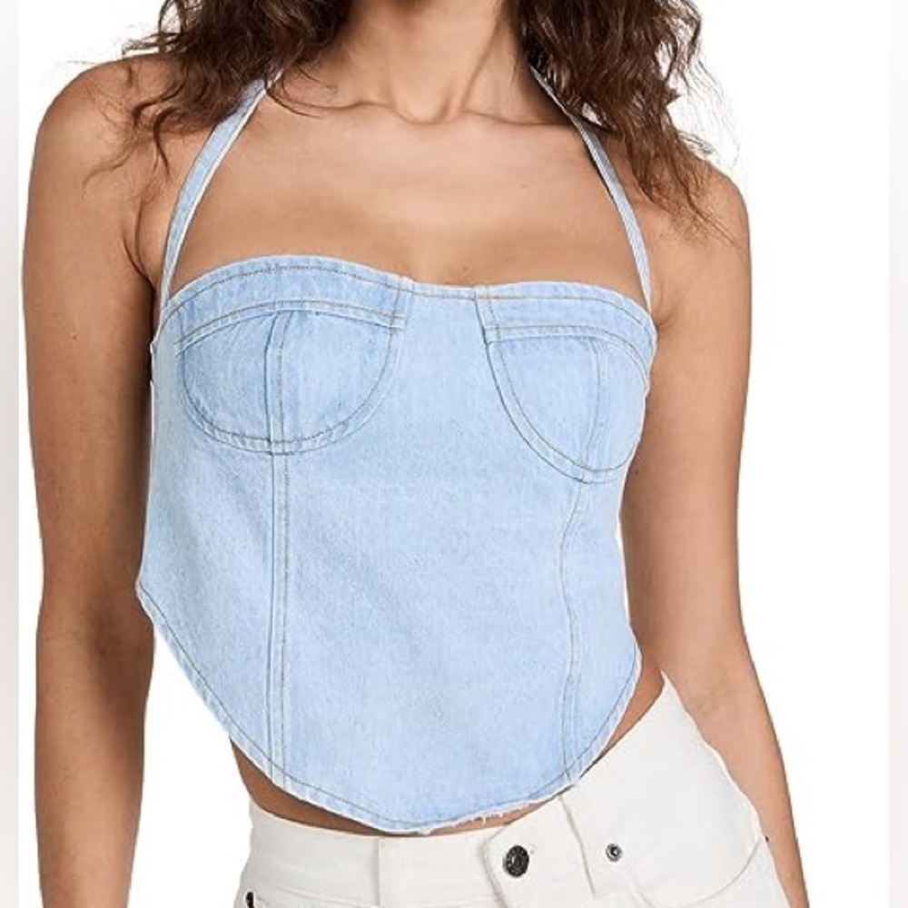 NWT Lioness Purple Rain Corset Top